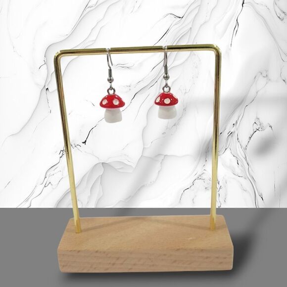 🍄‍🟫Mushroom Earrings🍄‍🟫(2-A018-C)-Jewelry for Women - Picture 3 of 6